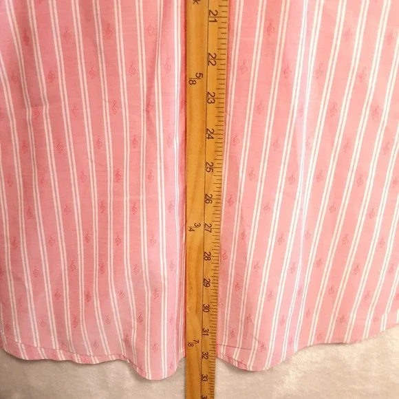 Robert Graham Men's Pink Striped Long Sleeve Button Up Shirt Sz.XL/Musical Note - Picture 13 of 13